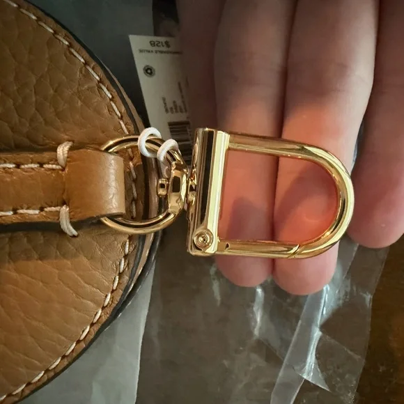 NWT 150410 Tory Burch Brown Leather Thea Coin Purse Pouch - Picture 6 of 14